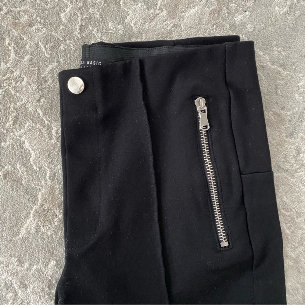 Zara Black Elastic Pants